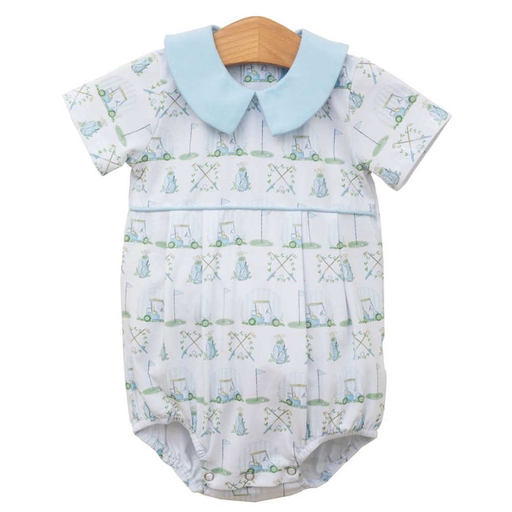 Trotter Street Kids | Blue Golf Hole in one Bubble with Blue Collar | NWT